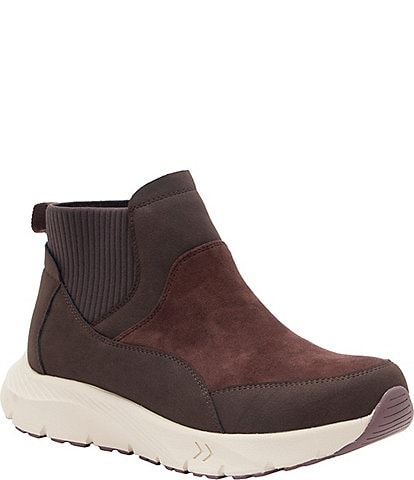 Alegria Rynae Stretch Shaft Platform Wedge Booties