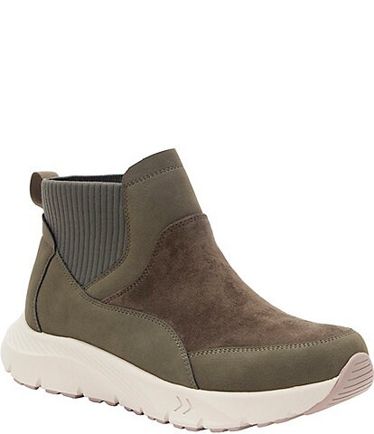 Alegria Rynae Stretch Shaft Platform Wedge Booties