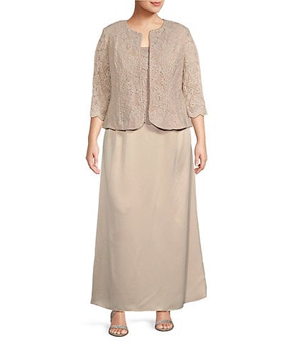 Plus-Size Jacket Dresses | Dillard's