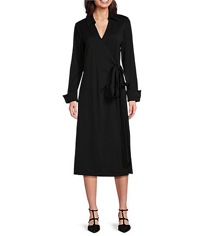 Alex Marie Adaline Jetset-Tech Super Stretch Wrap Dress