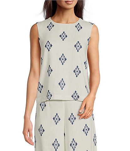 Alex Marie Coordinating Remi Linen Sleeveless Blouse
