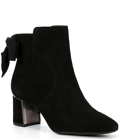 Alex Marie DianneTwo Suede Bow Back Booties