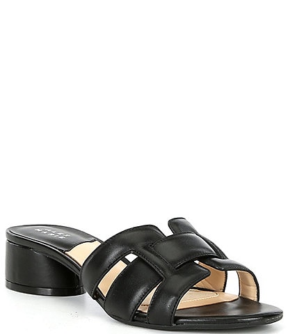 Alex Marie Fraser Leather Woven Strap Sandals
