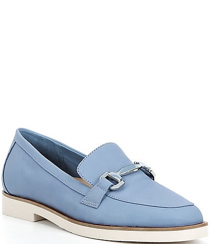Alex Marie Grant Nubuck Bit Buckle Loafers