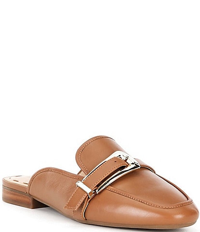 Alex Marie Karen Buckle Leather Mules