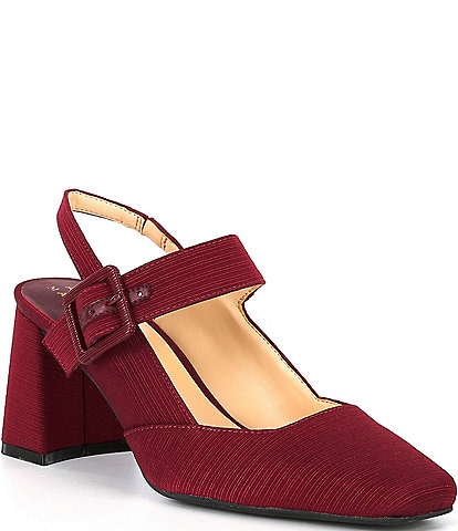 Alex Marie Leighten Square Toe Slingback Pumps