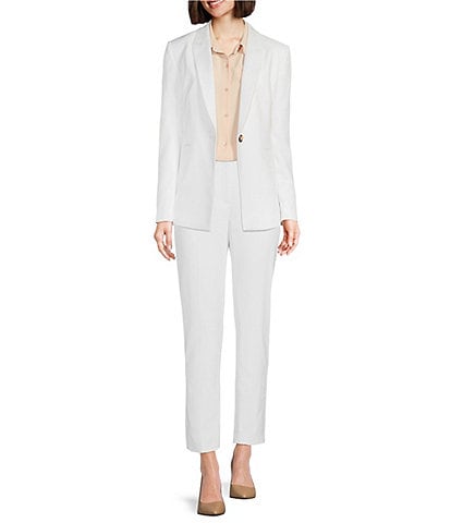 Alex Marie Liza Anywhere, Everywhere Peak Lapel Blazer & Coordinating High Rise Ankle Pants