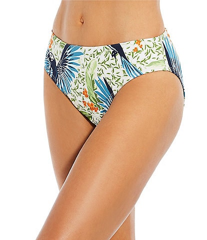 Alex Marie Signature Sculpt Macaw Mid Rise Swim Bottom