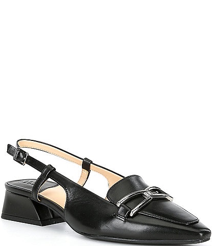 Alex Marie Maysun Leather Slingback Loafers