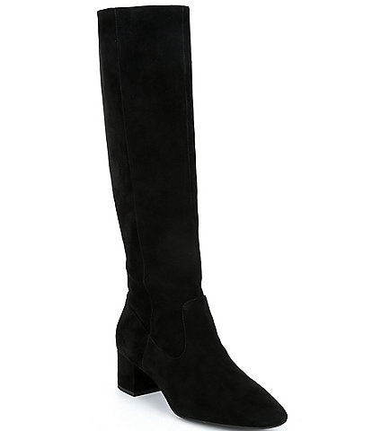 Alex Marie Prizelle Wide Calf Tall Shaft Suede Boots