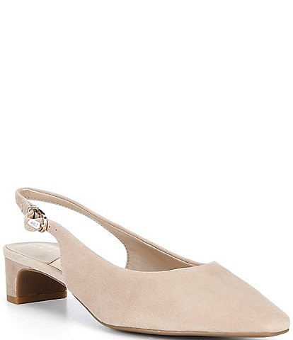 Alex Marie Rumi Suede Slingback Pumps