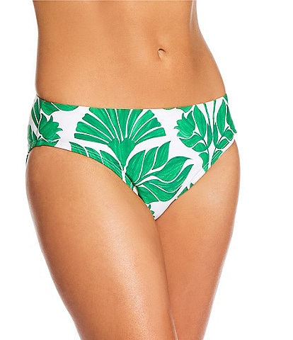 Alex Marie Signature Sculpt Nouveau Tropical Print Mid Rise Swim Bottom