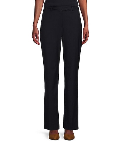 Intro Teri Love the Fit Straight Leg Knit Tummy Control Pull-On Pants