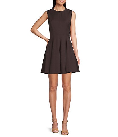 Alex Marie Toby Anywhere, Everywhere Sleeveless Above Knee Stretch Twill Dress