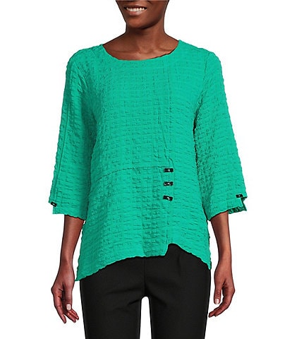 Green Petite Casual & Dressy Tops & Blouses | Dillard's