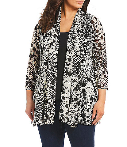 Ali Miles Plus Size Jackets Vests Dillard S Ali Miles Plus Size Onion Skin Jacket