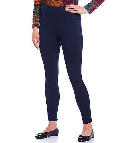 Ali Miles Stretch Knit Skinny Leg Pull-On Pants