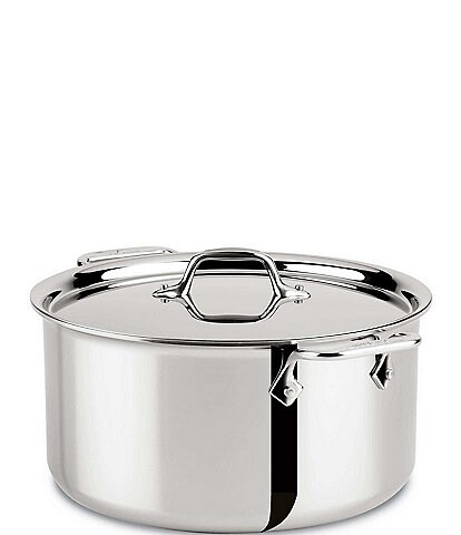 All-Clad D3 Stainless Steel 3-Ply Bonded Cookware 8-Quart Stockpot with Lid