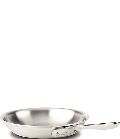 All-Clad D5 Brushed Stainless Steel 5-Ply Bonded Cookware Fry Pan, 8-inch