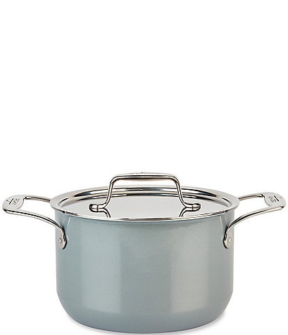 All-Clad FUSIONTEC Cookware 4-Quart Soup Pot with Lid