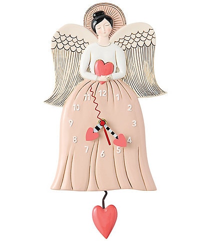 Allen Designs Angel Love Wall Clock