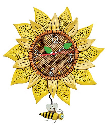Allen Designs Bee Sunny Pendulum Wall Clock