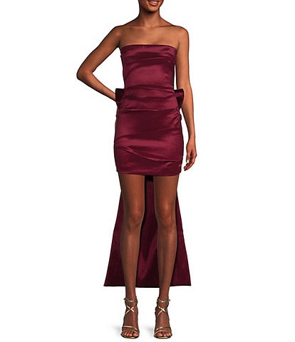 Dillards burgundy dress best sale