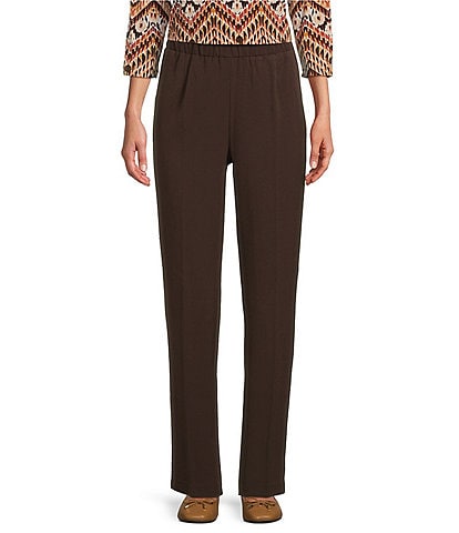 Allison Daley City Stretch Straight Leg Pull-On Pant