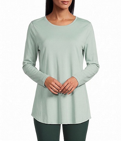 Allison Daley Long Sleeve Crew Neck Knit Top