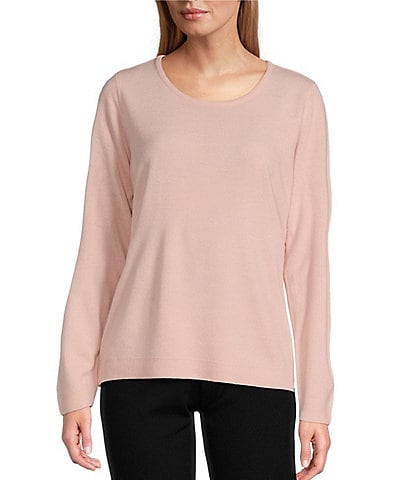 Allison Daley Long Sleeve Crew Neck Sweater