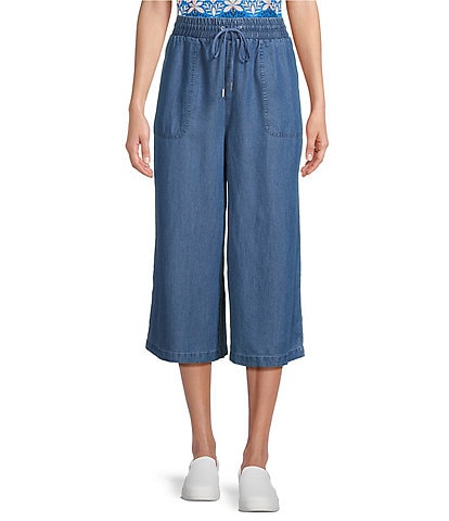 Allison Daley Lyocell Pull-On Capri Pants
