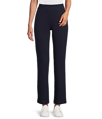 Allison Daley Petite Size Coordinating Straight Leg Pull-On Pant