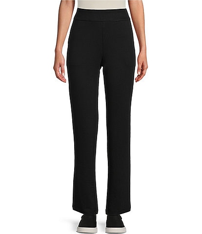 Allison Daley Petite Size Coordinating Straight Leg Pull-On Pant