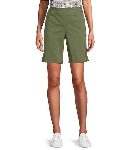 Allison Daley Petite Size Pull-On Tech Stretch Shorts