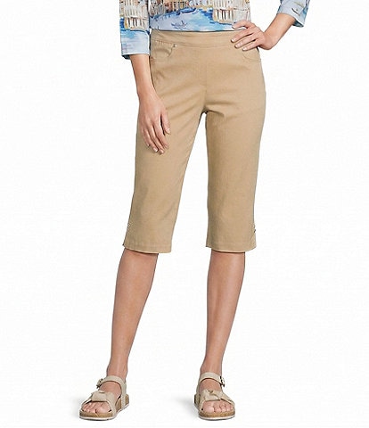 Allison Daley Petite Size Tech Stretch Pull-On Skimmer Pants