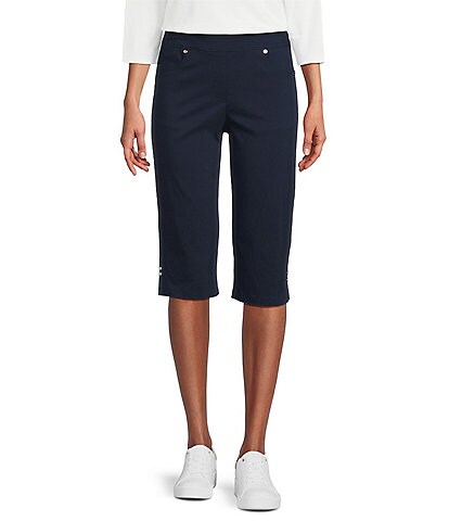 Allison Daley Petite Size Tech Stretch Pull-On Skimmer Pants