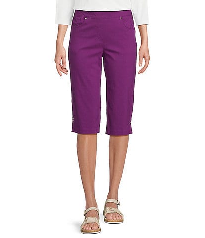 Allison Daley Petite Size Tech Stretch Pull-On Skimmer Pants