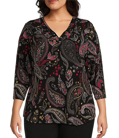 Dillards womens plus size tops best sale