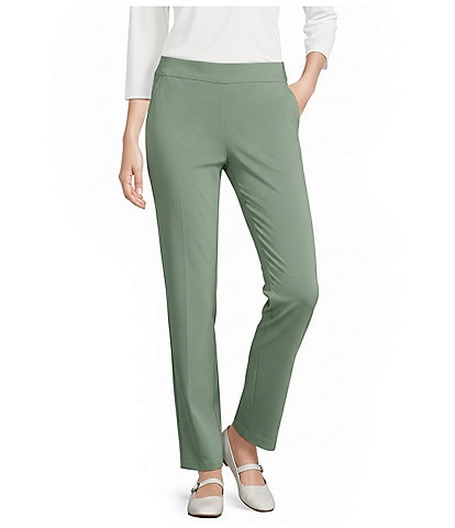 Allison Daley Stretch Pull-On Straight Leg Pants