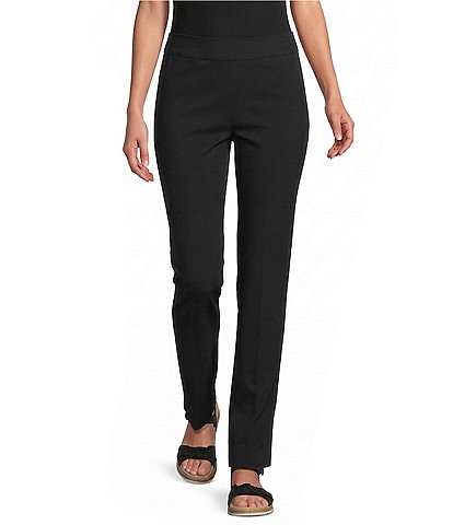 Allison Daley Stretch Pull-On Straight Leg Pants