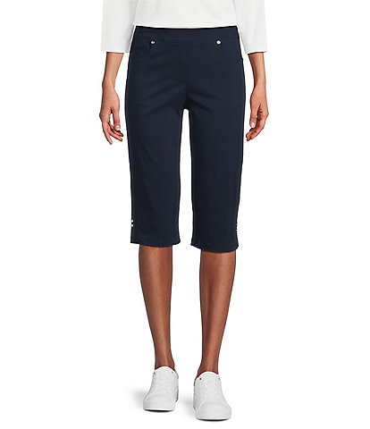 Allison Daley Tech Stretch Pull-On Skimmer Pants