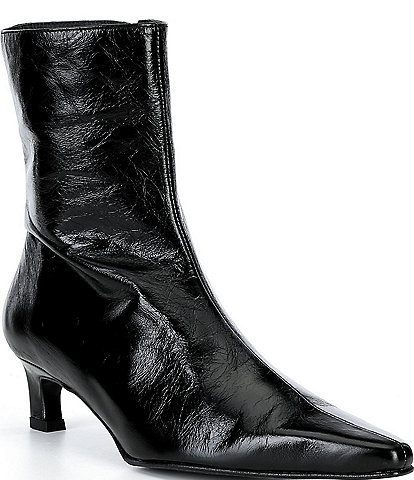 ALOHAS Ambar Rift Leather Kitten Heel Booties