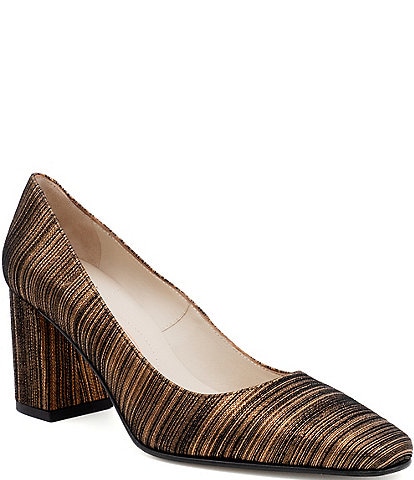 Amalfi Falco Line Striped Pumps