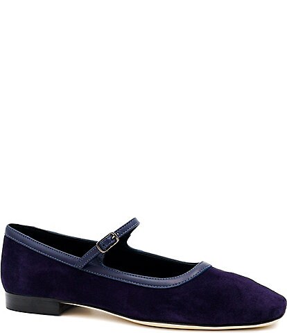 Amalfi Galba Suede Mary Jane Flats