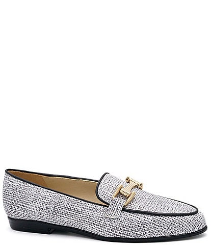 Amalfi Ode Leather Bit Buckle Detail Loafers