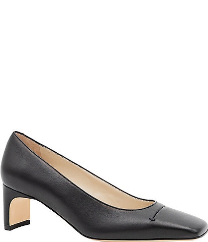 Amalfi Serapide Leather Stitched Vamp Pumps
