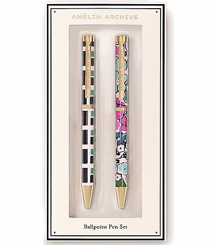 Amelin Archive Florale Squared Pen Set