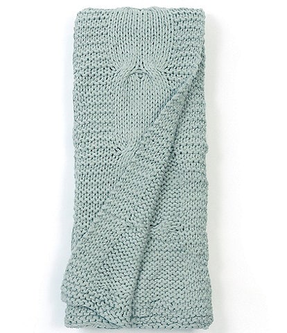 Amity Home Micah Cable Knitted Throw Blanket