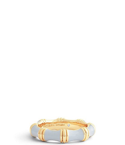 Anabel Aram Bamboo Enameled Band Ring