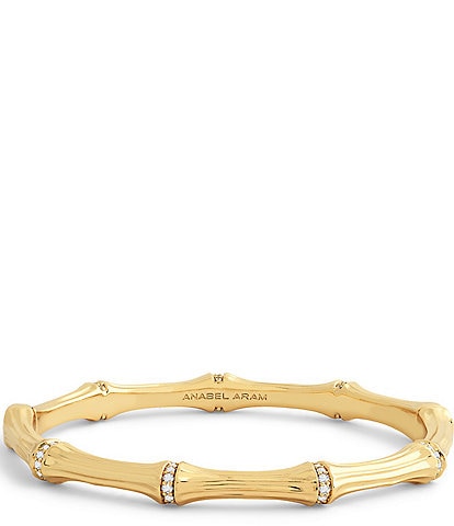 Anabel Aram Bamboo Hinged Bangle Bracelet